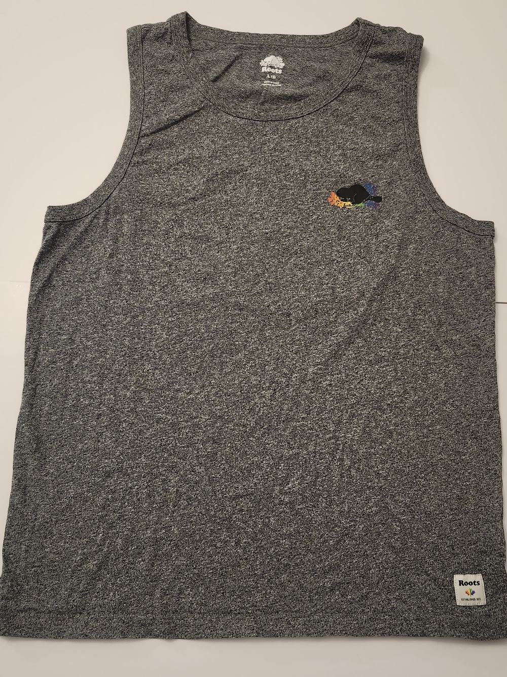 Roots It's All Love Heather Grey Tank Top - Size L